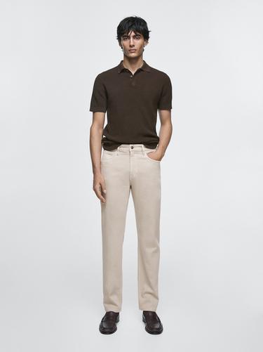 Zara Tapered fit jeans - Stone