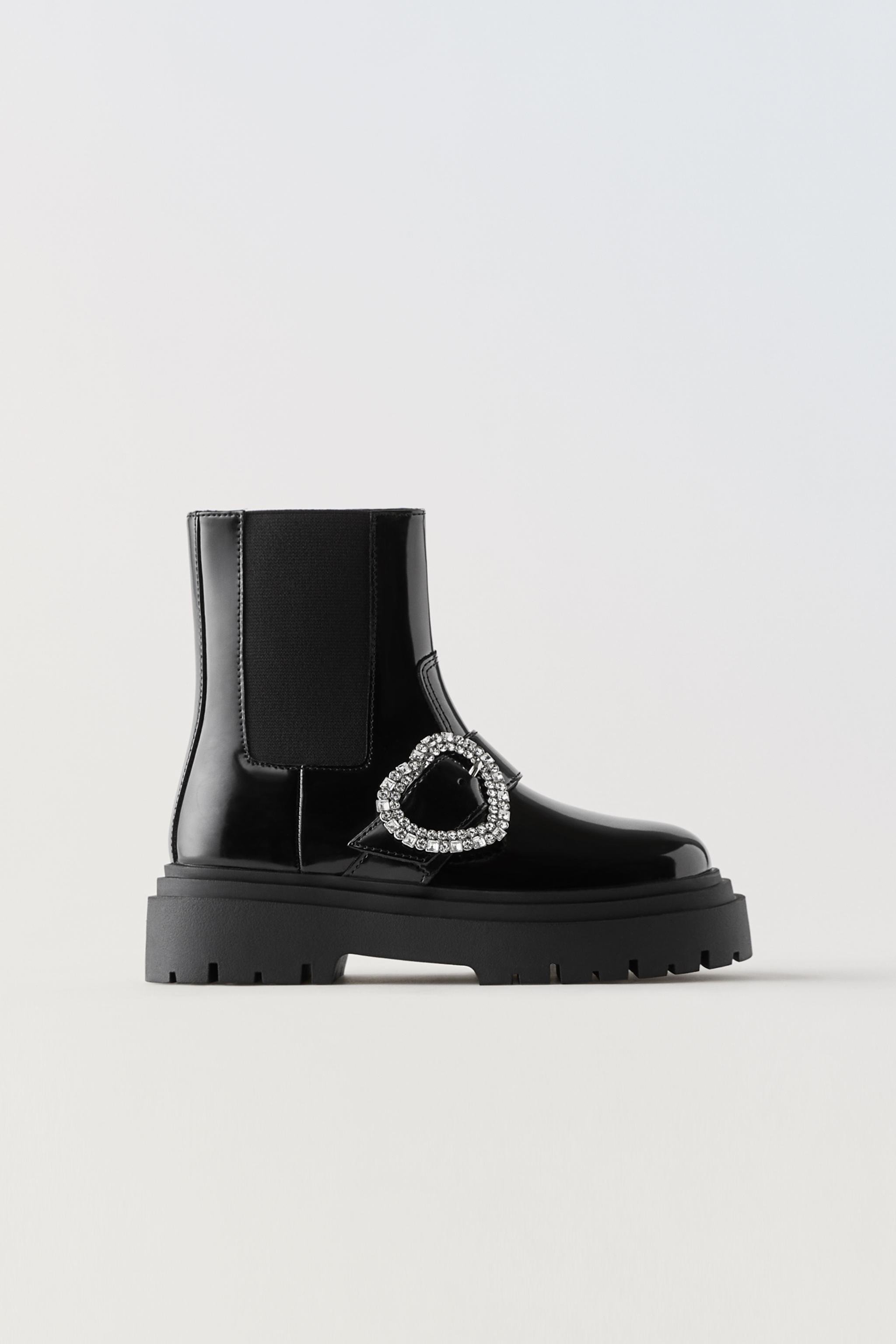 Zara kids hot sale black boots