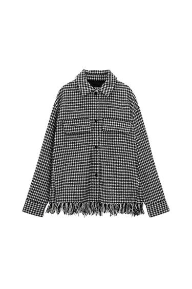 HOUNDSTOOTH OVERSHIRT