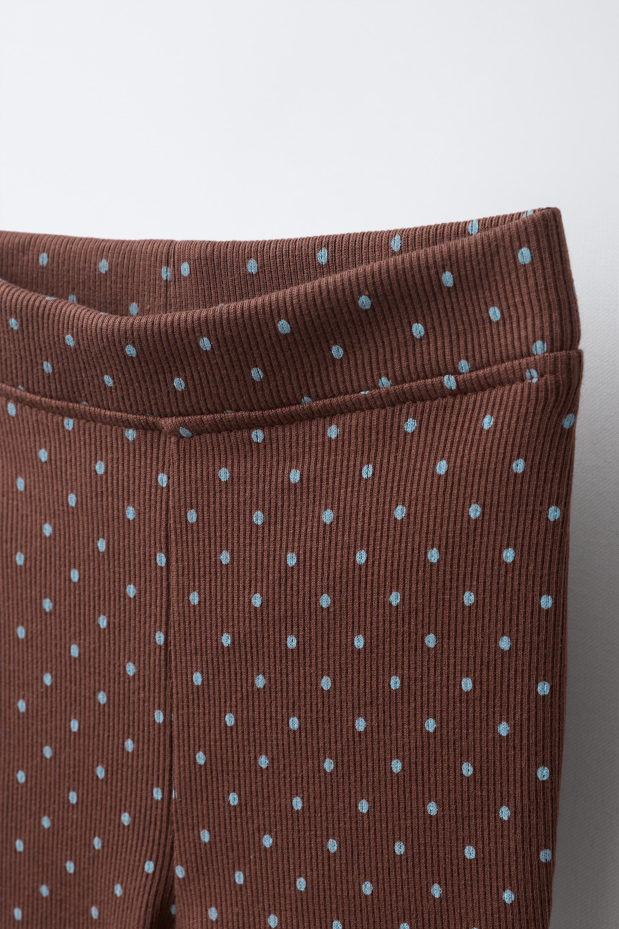 POLKA-DOT FLARE LEGGING AND SWEATSHIRT SET