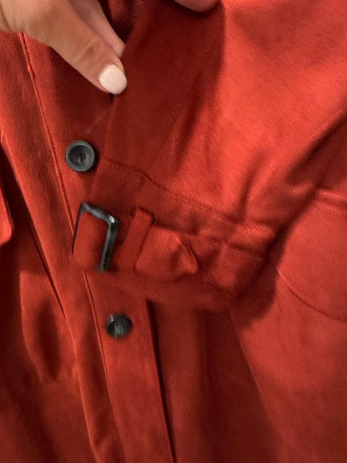 SUEDE EFFECT TRENCH COAT - Image 3