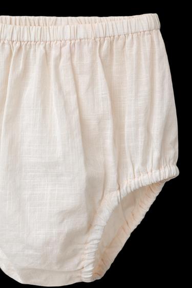 EMBROIDERED DRESS AND KNICKERS - Pale pink by Zara