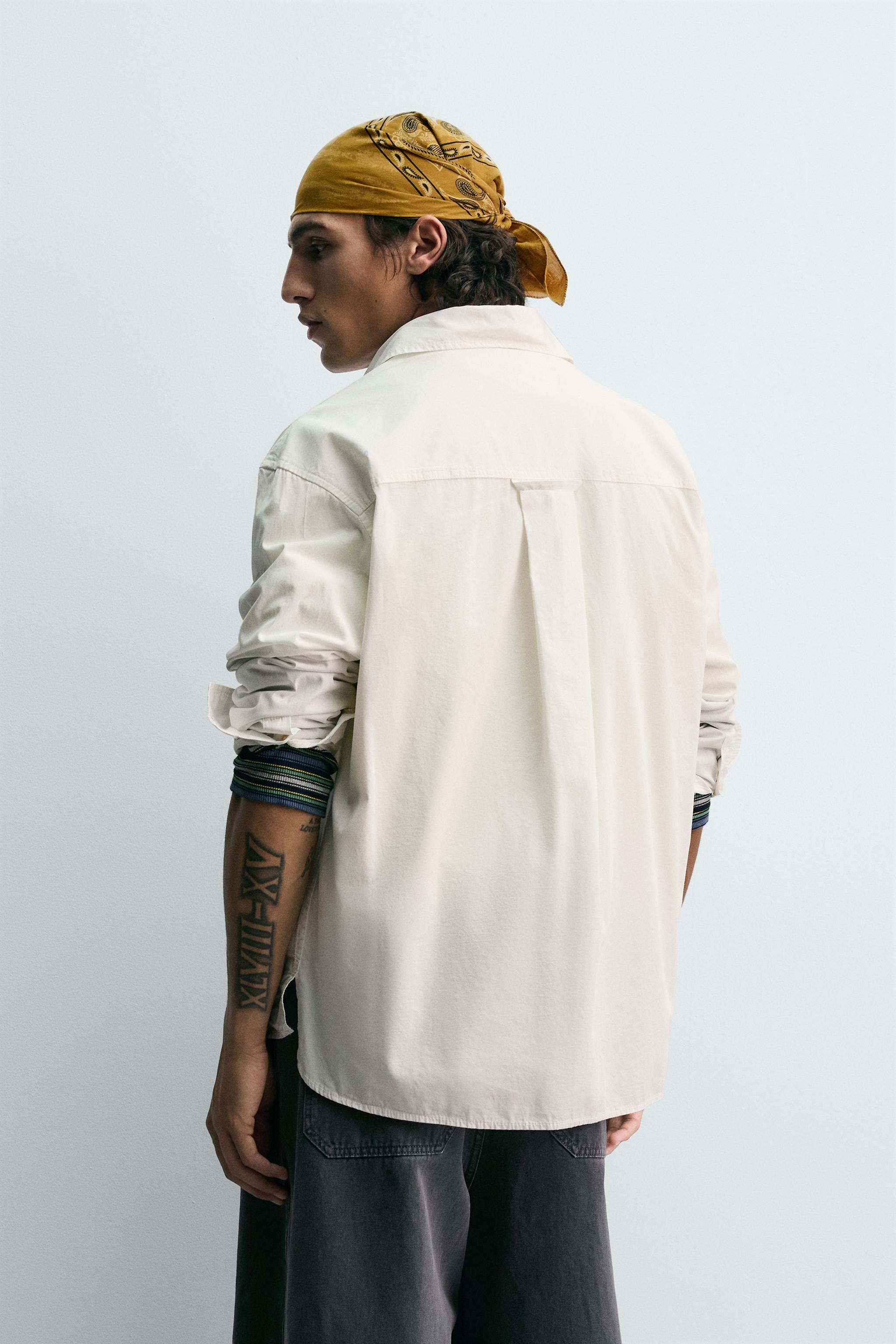 CHEMISE RELAXED FIT EN COTON