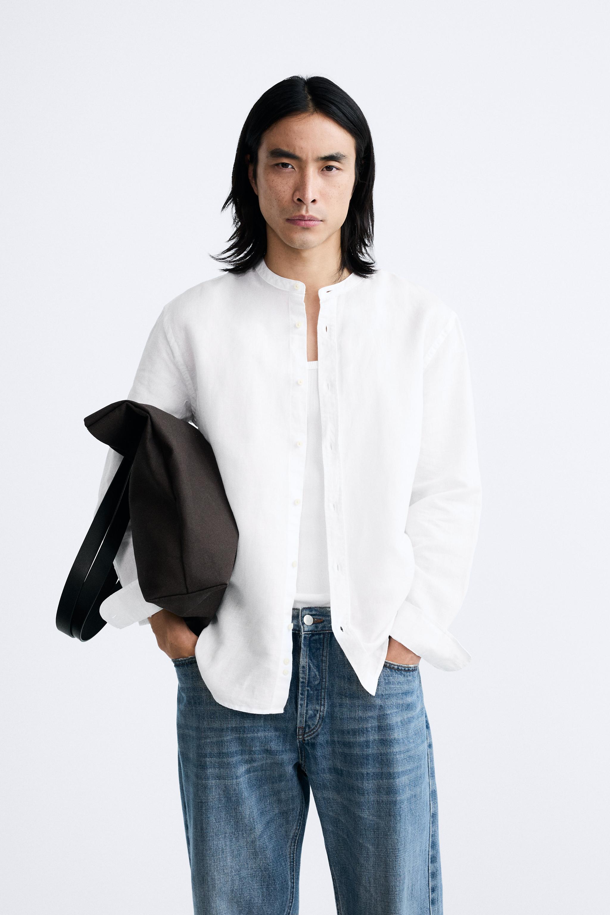 Oversized white hotsell shirt mens