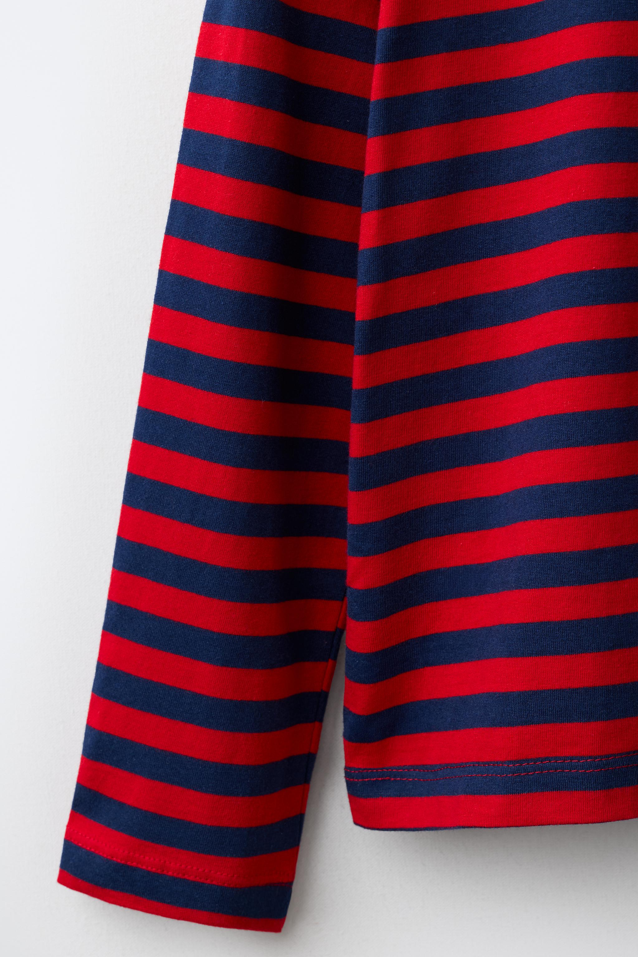 LONG SLEEVE STRIPED T-SHIRT