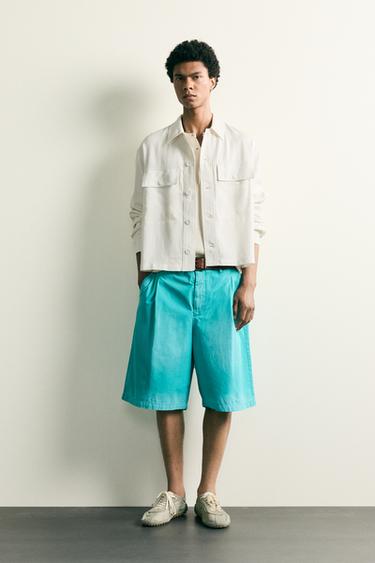 SURCHEMISE FLUIDE RELAXED FIT - Blanc cassé de Zara - Image 0