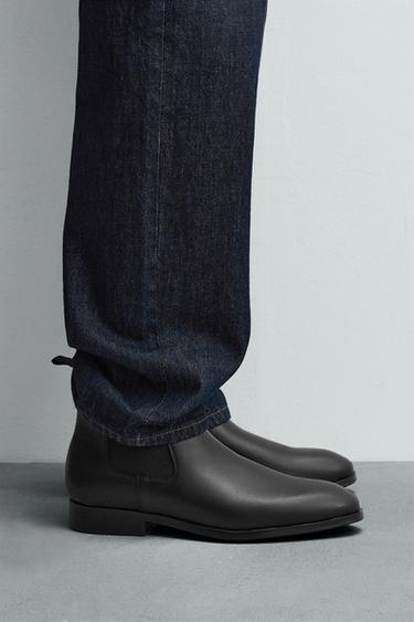 POINTED CHELSEA BOOTS - Black by Zara - Image 0