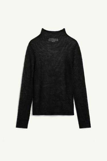 FN KNT TRTL NCK - Dark navy by Zara