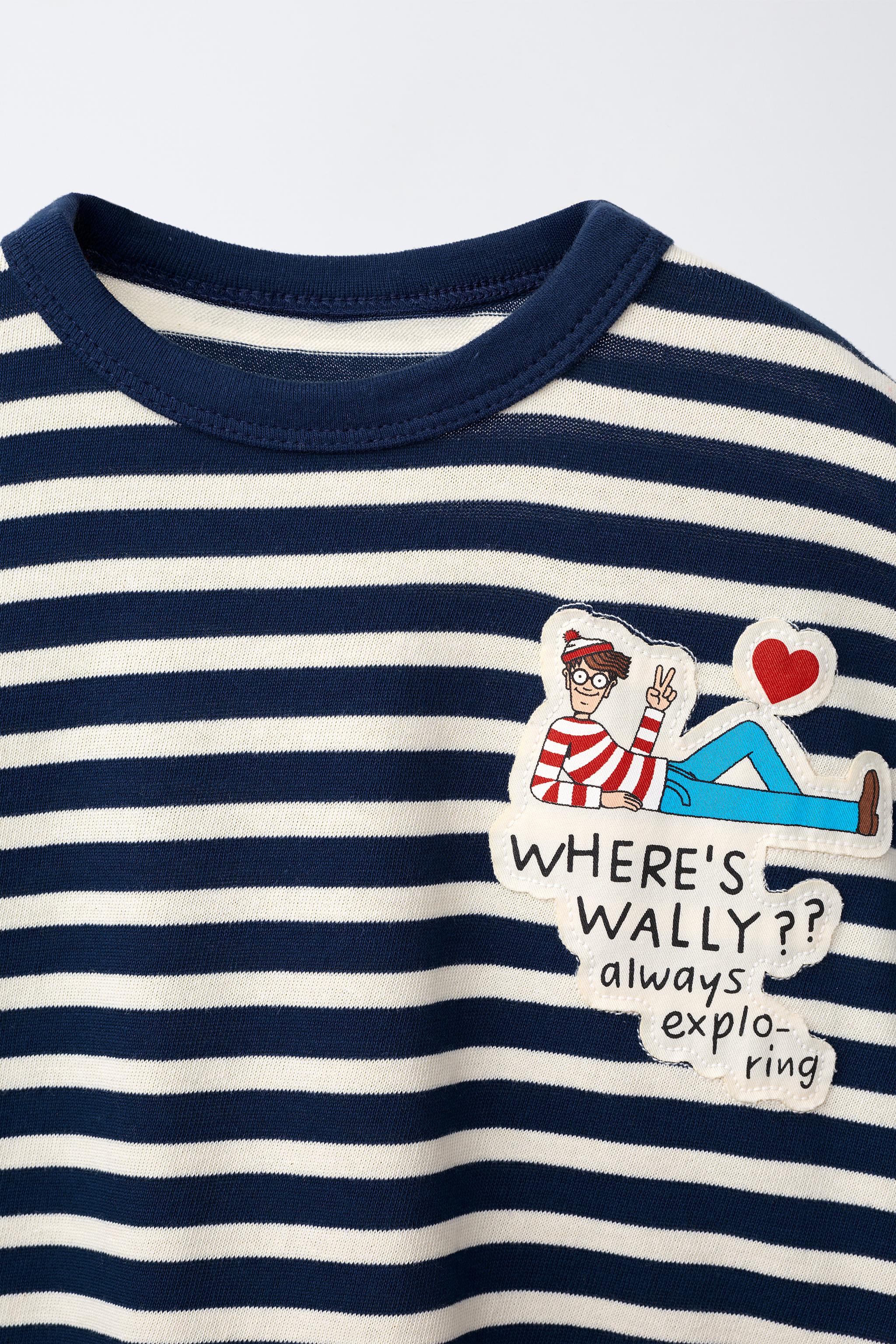 WHERE'S WALLY? ® DREAMWORKS STRIPED T-SHIRT
