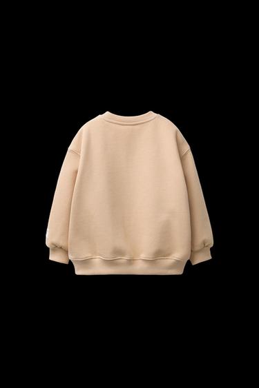 SUDADERA ESTAMPADO OSO - Barquillo de Zara