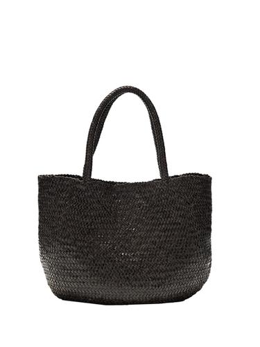 Zara Braided nappa leather tote bag - Brown