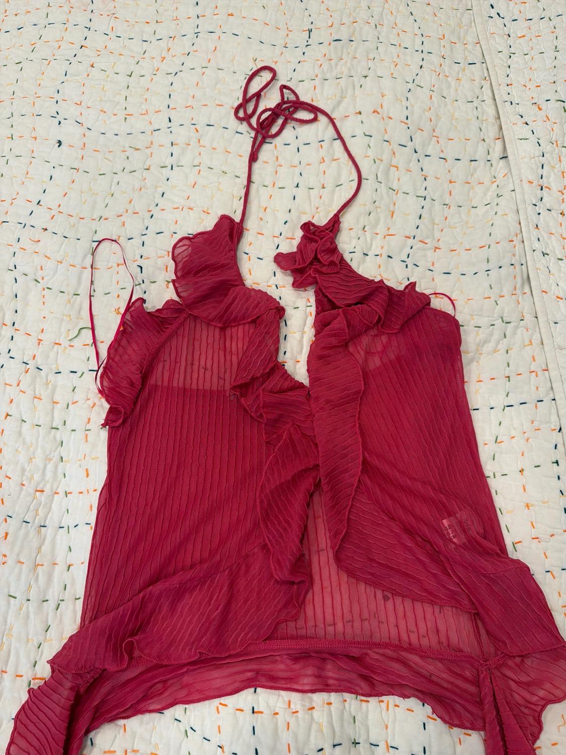 RUFFLED PLEATED TOP - Image 2
