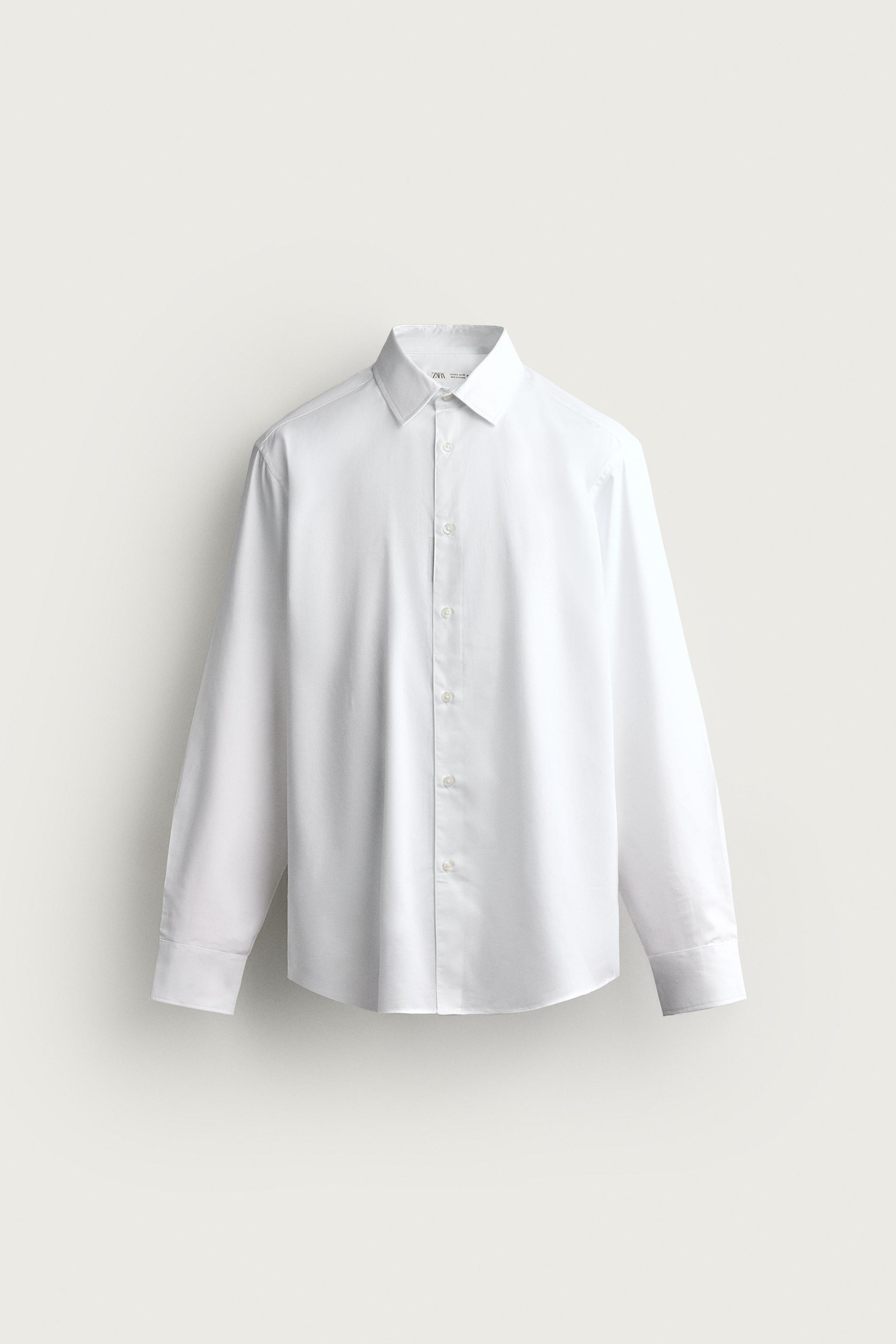 Zara Easy Care Dokulu Gömlek görsel 8