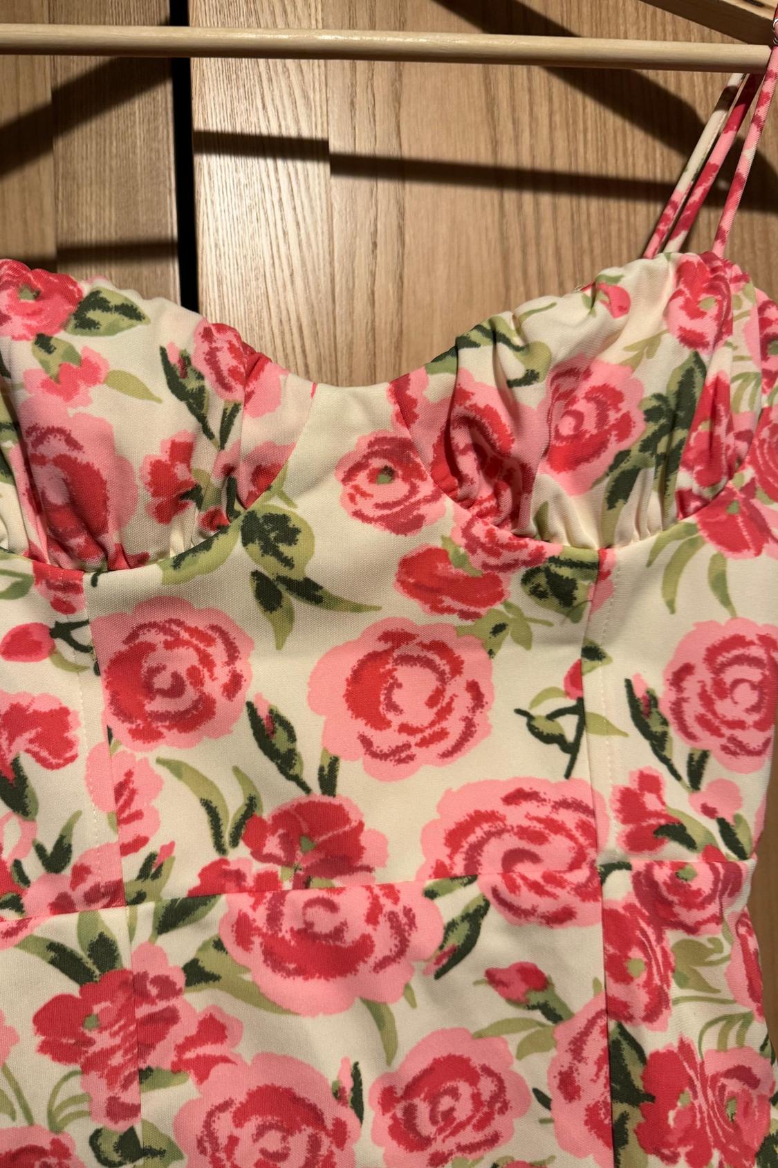FLORAL CORSETRY-INSPIRED DRESS - Image 2