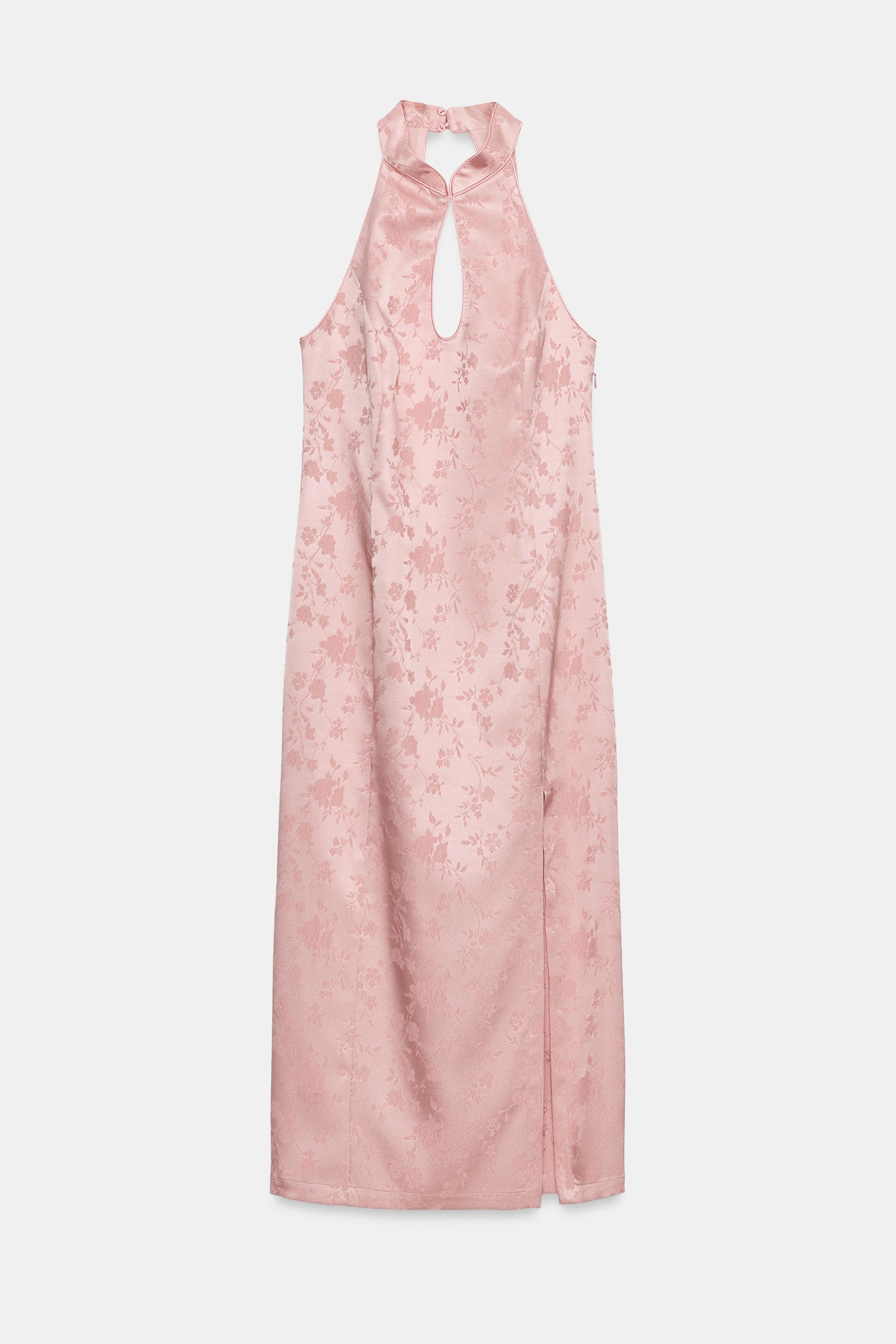 Женские платья Zara JACQUARD MIDI DRESS — фото 5