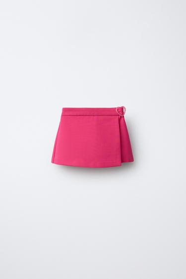 HEART BERMUDA SKORT - Fuchsia by Zara - Image 0