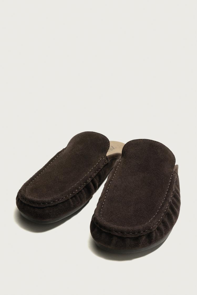 Mocasines de piel tipo mula 2