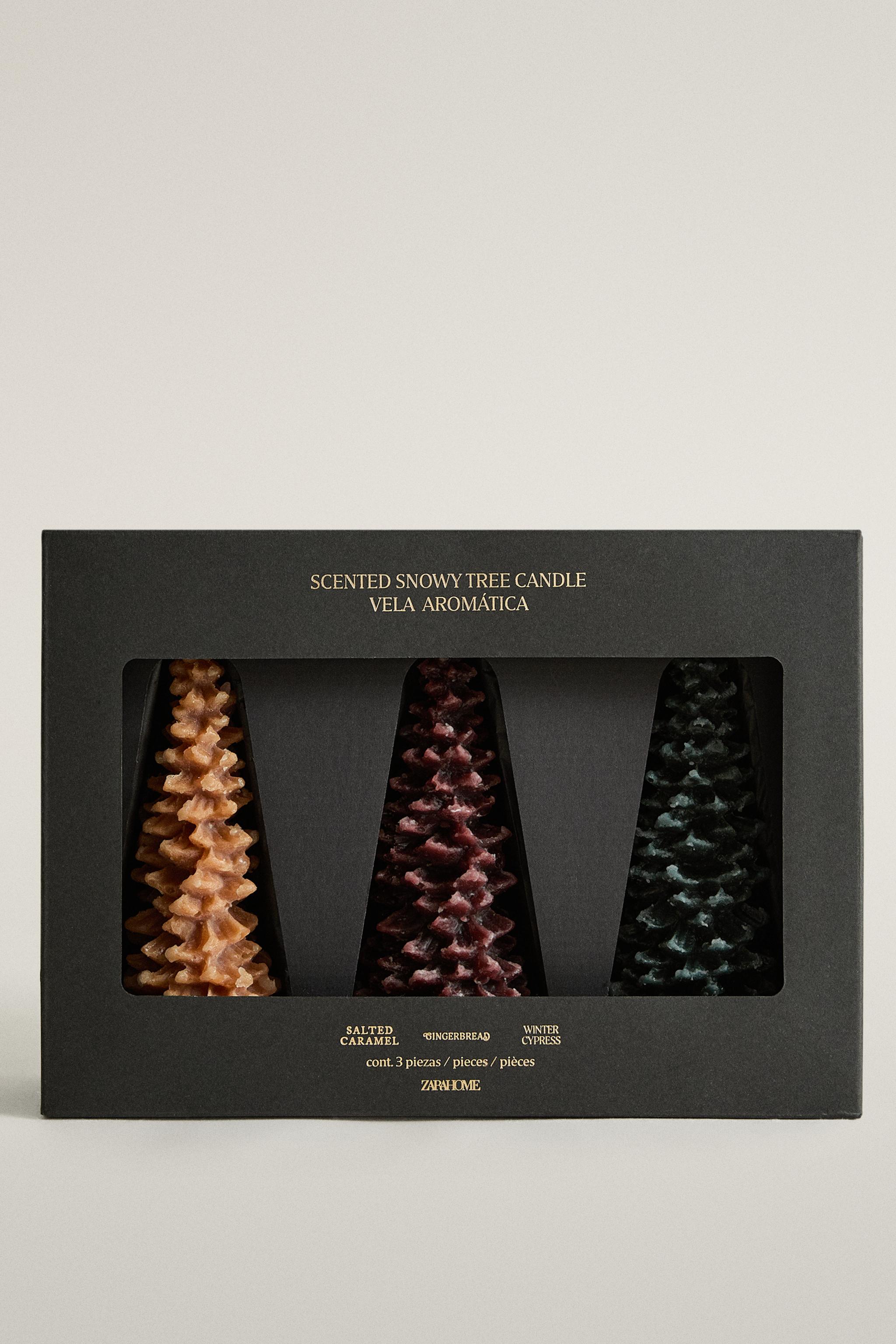 GRANDES BOUGIES PARFUMÉES SAPIN (PACK DE 3)