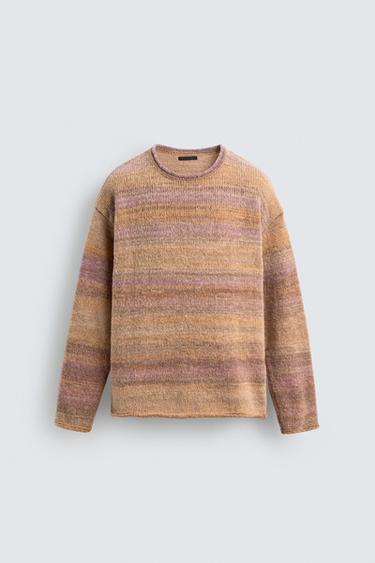 ABSTRACT PRINT JUMPER - camel by Zara
