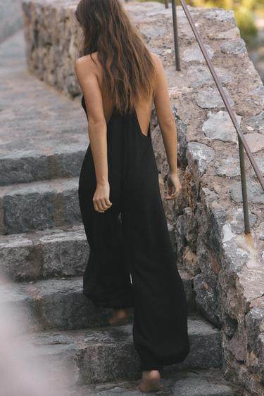 Zara Lyocell Jumpsuit - Black