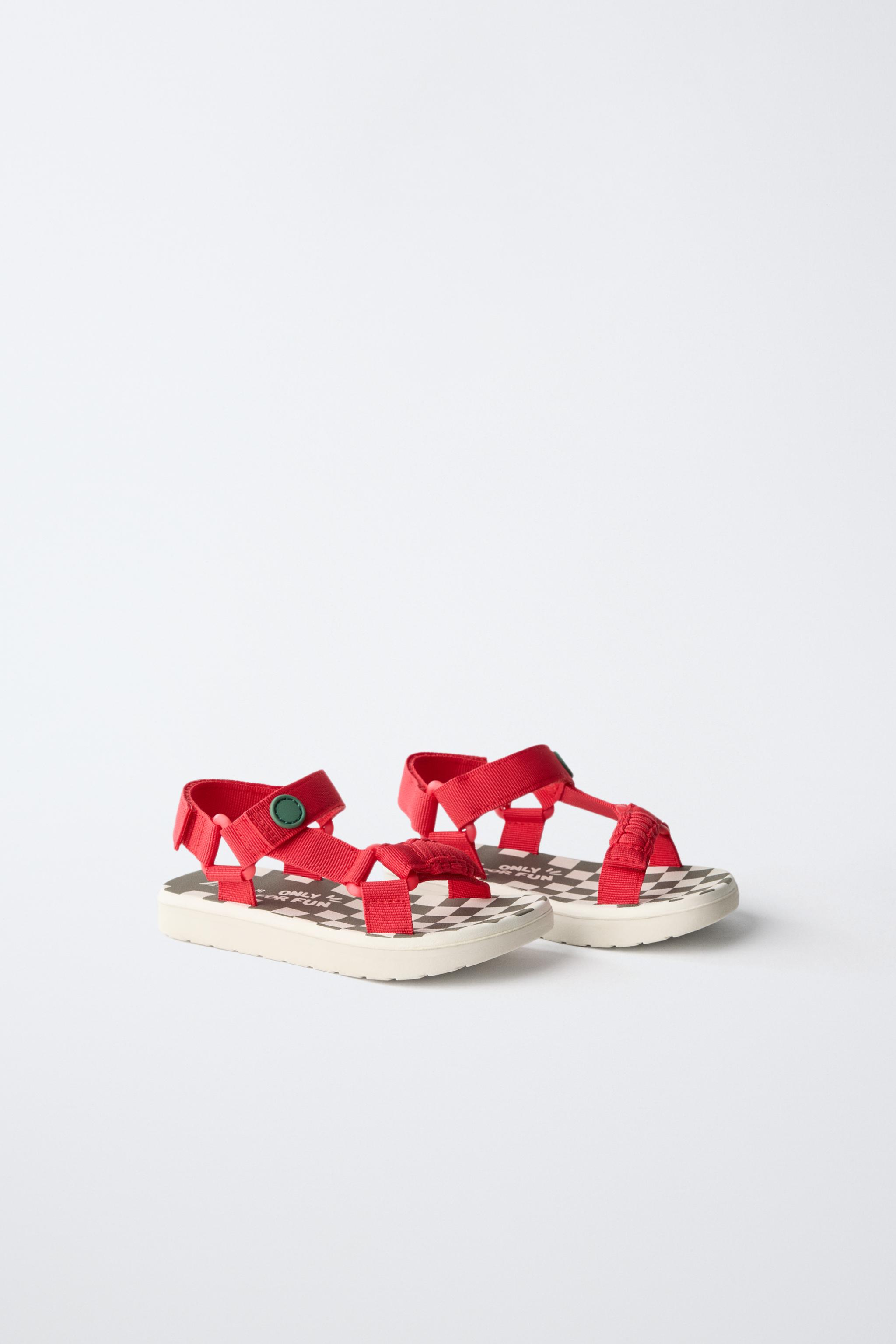 SPORTY SANDALS — Red