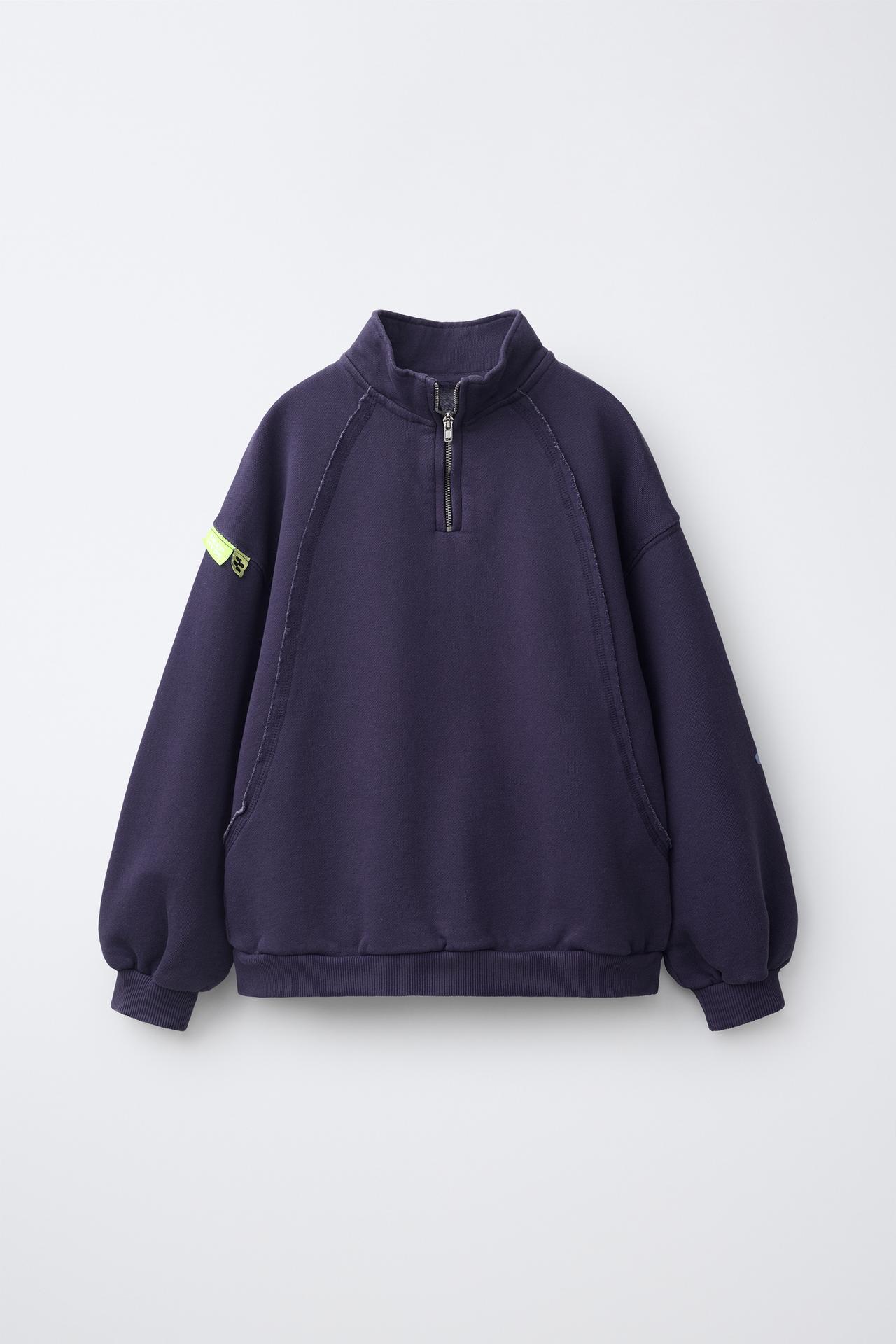 PATCH SWEATSHIRT — Purple