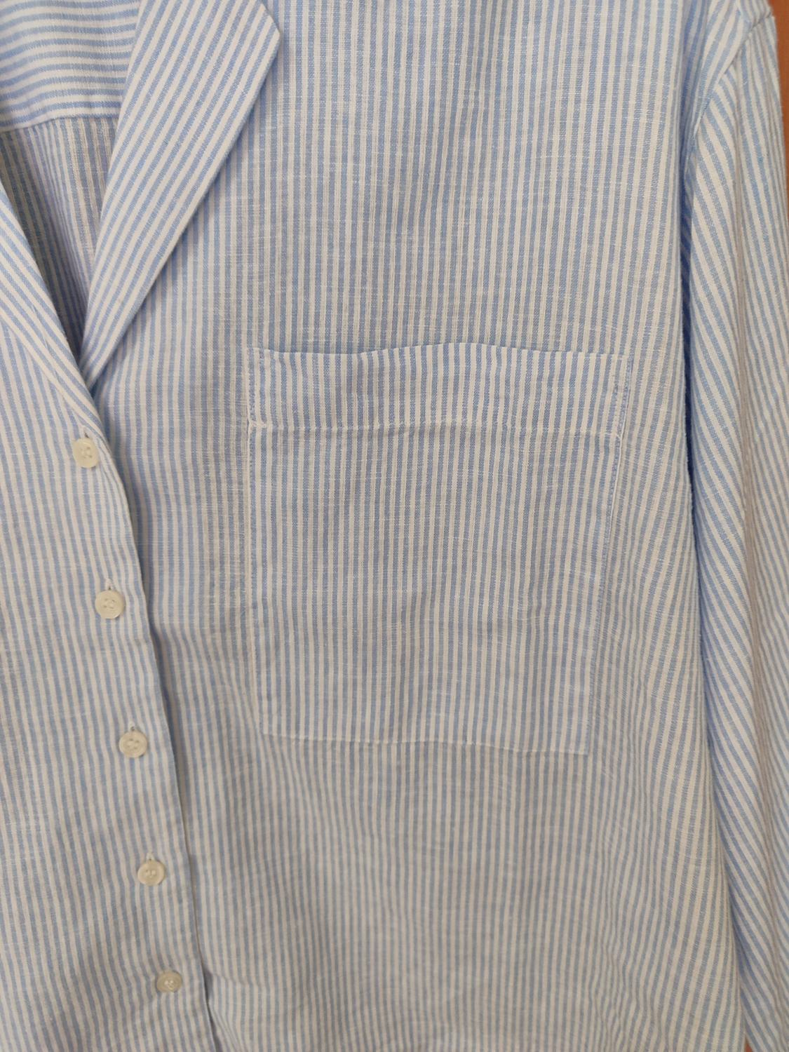 STRIPED PYJAMA-STYLE BLOUSE - Image 2