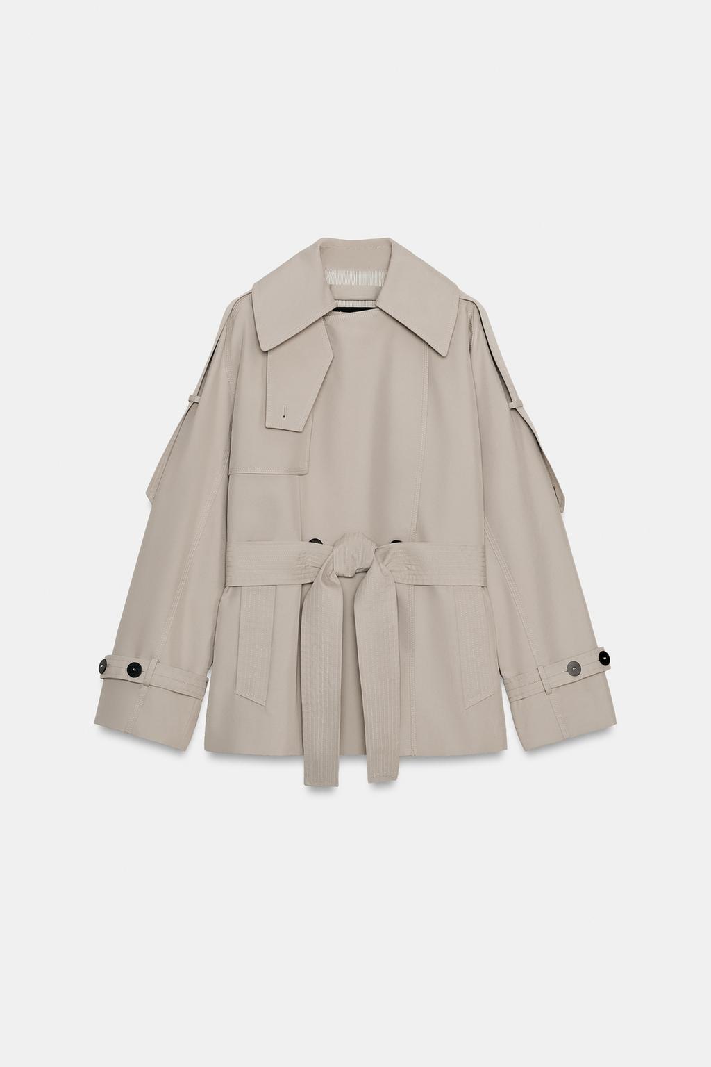 ZW COLLECTION OVERSIZED WATER REPELLENT TRENCH COAT - image 3