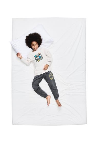 AGES 6-14 / SMILEYWORLD ® PYJAMAS - Anthracite grey by Zara