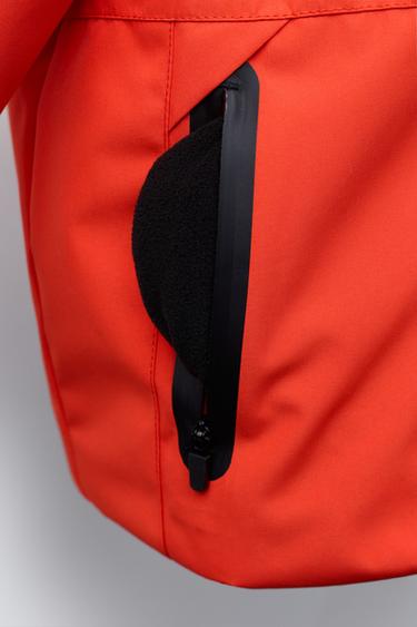 WATERPROOF AND WINDPROOF JACKET RECCO® SYSTEM SKI COLLECTION - Orange by Zara - Image 7