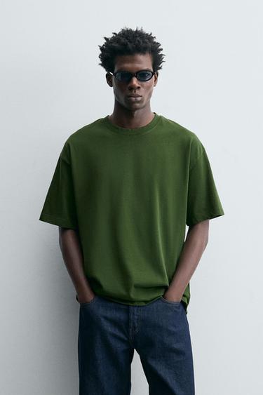 BASIC HEAVY WEIGHT T-SHIRT - 536 by Zara