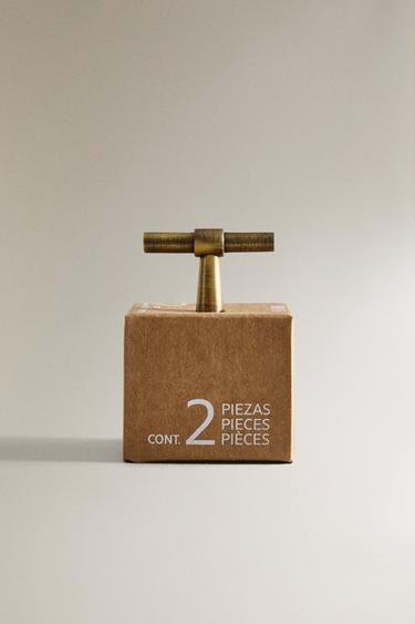 PACK OF GOLDEN METAL HANDLES (PACK OF 2) - Golden by Zara - Image 4