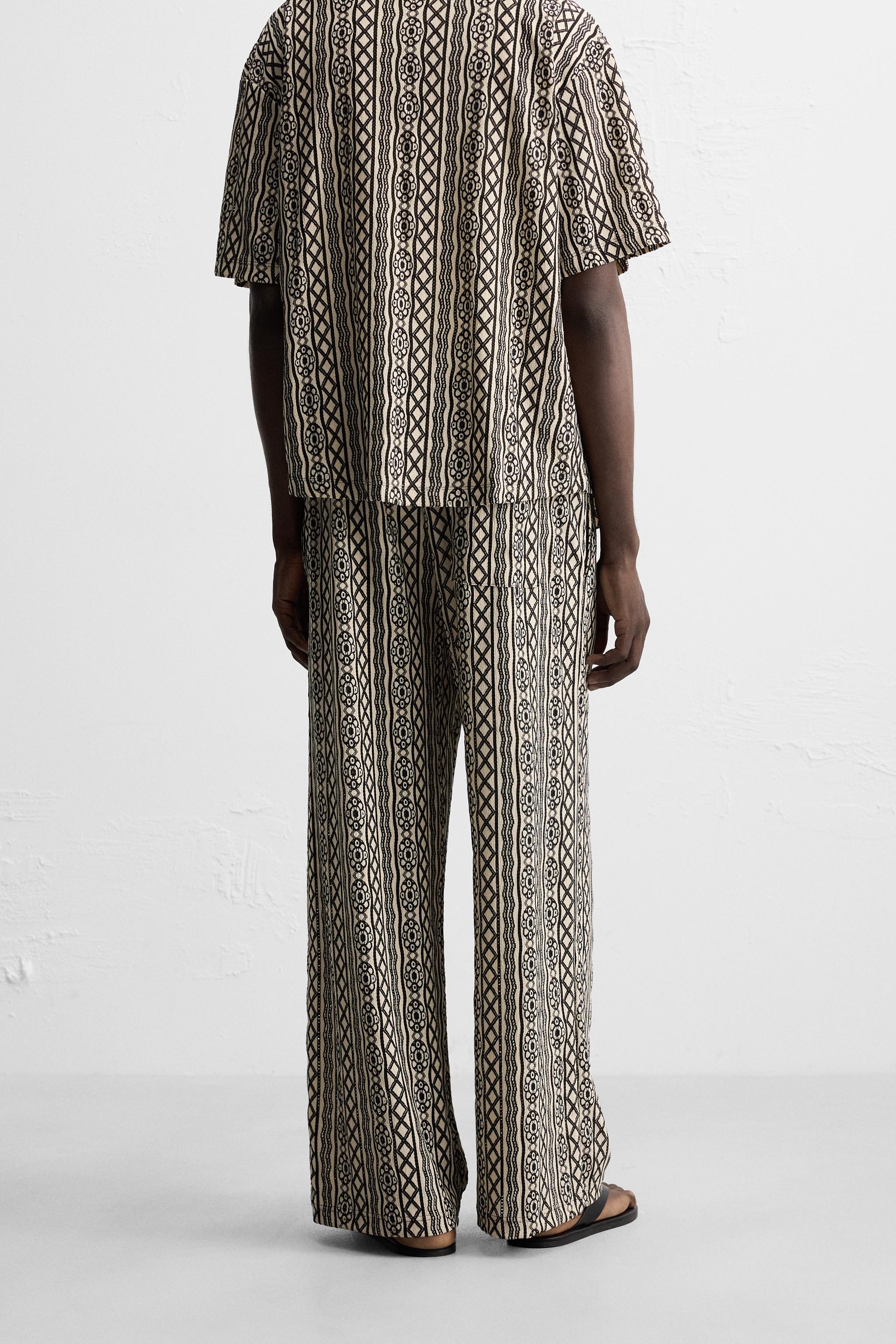 WIDE LEG CARPENTER PANTS - Beige | ZARA United States