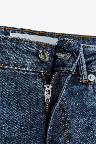 SKINNY-JEANS Z1975 MIT MITTELHOHEM BUND - Mittelblau von Zara