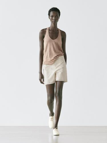 Zara Shorts with fabric detail - 318 - Image 0