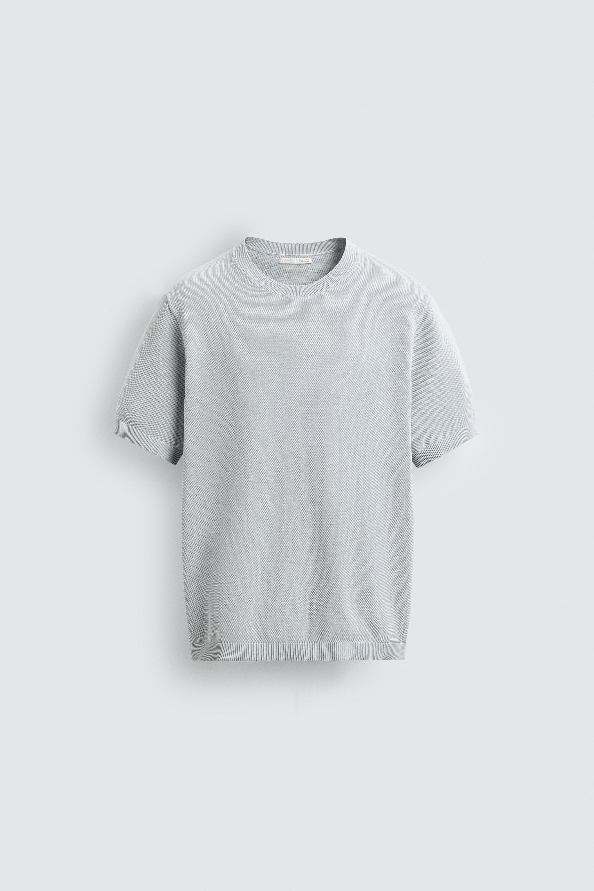 RELAXED FIT KNIT T-SHIRT