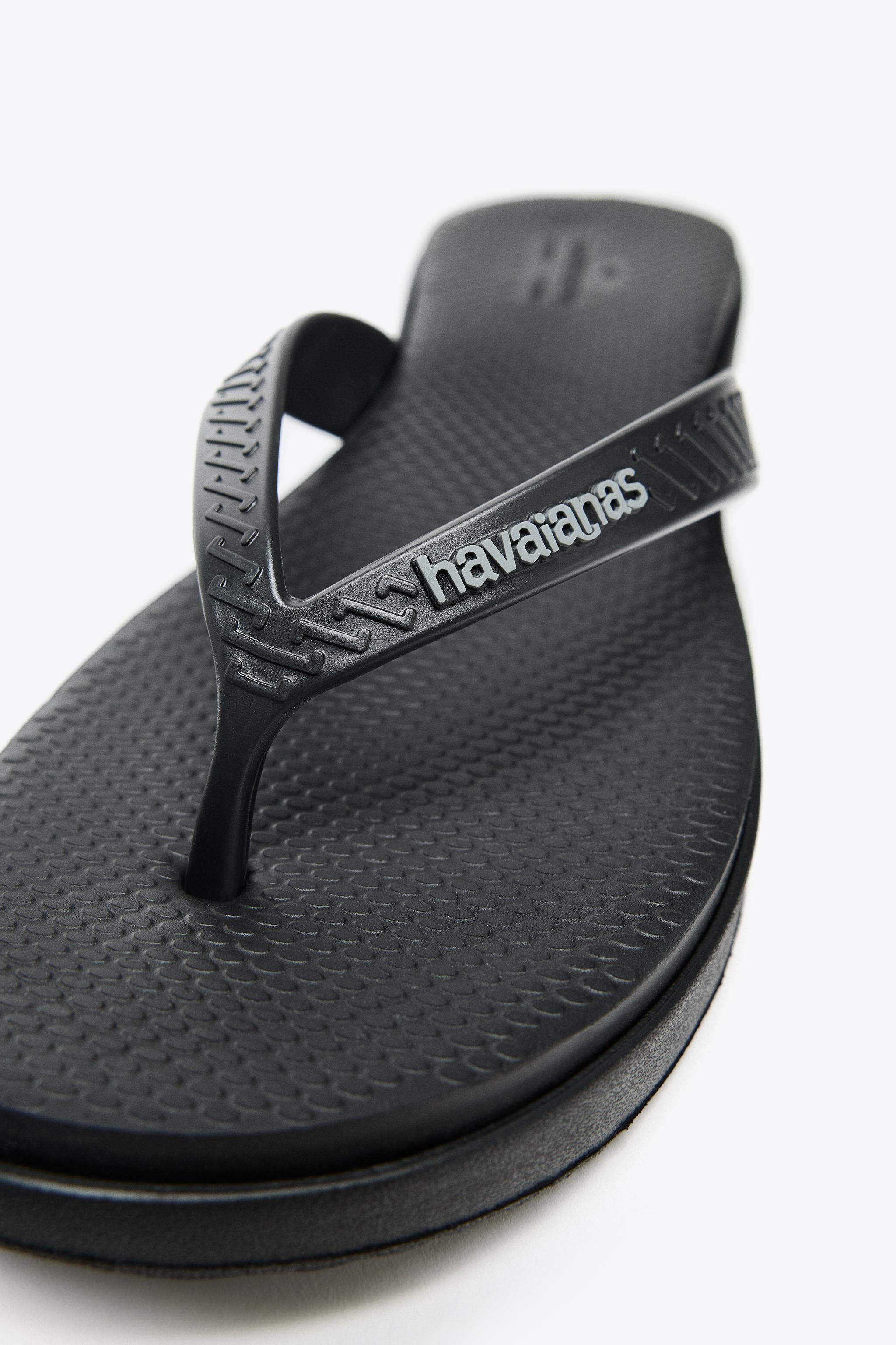 HAVAIANAS ® x ZARA PLATFORM SANDALS - Black | ZARA Mexico