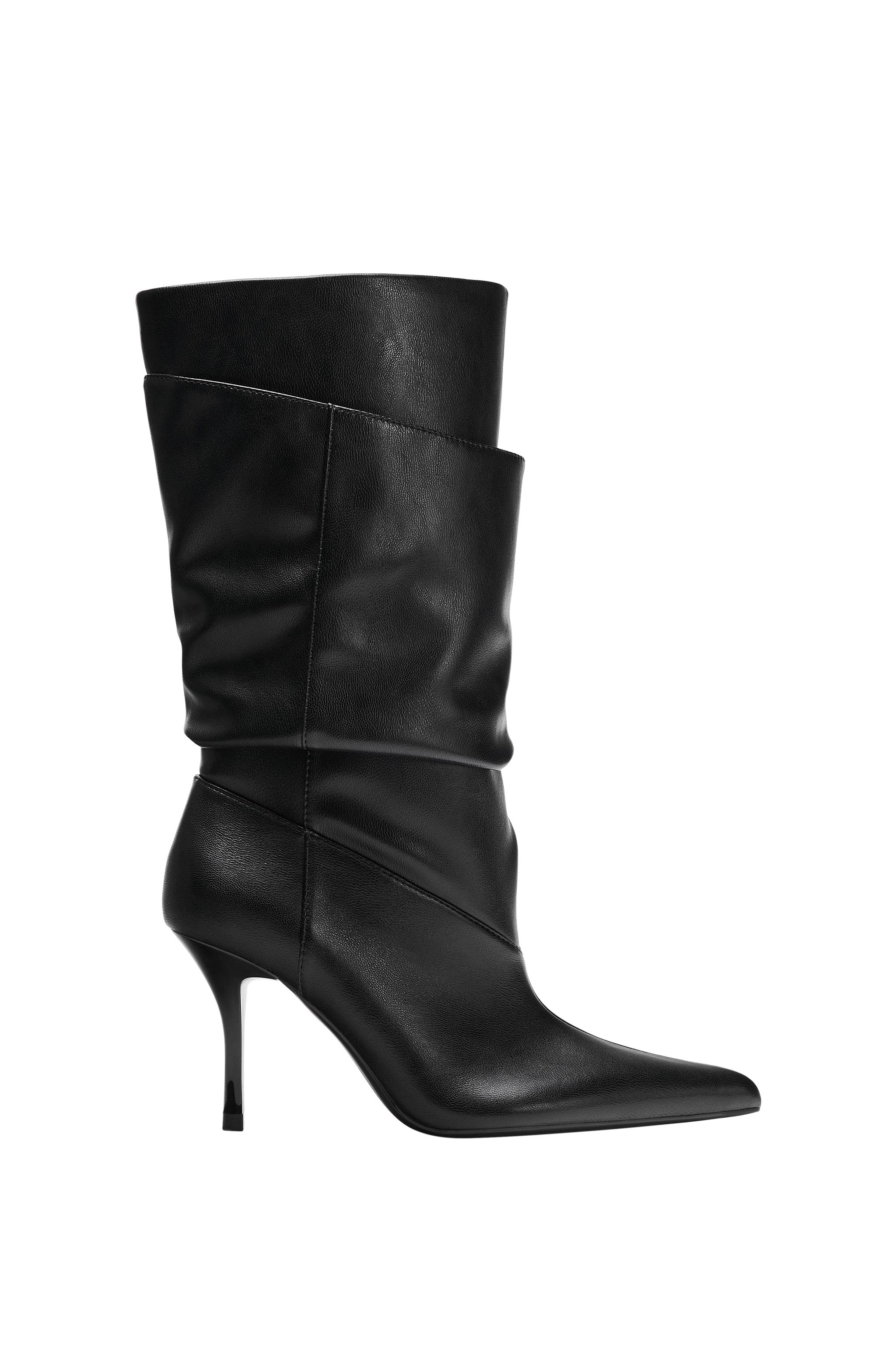 BOTA TACÓN FRUNCIDO