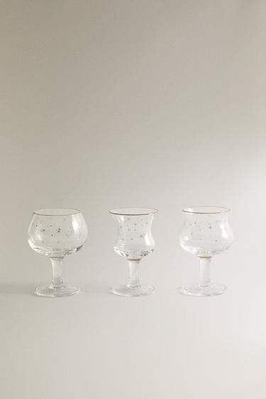 PACK VERRES À SHOT EN VERRE DE NOËL (PACK DE 3) - 990 de Zara - Image 0