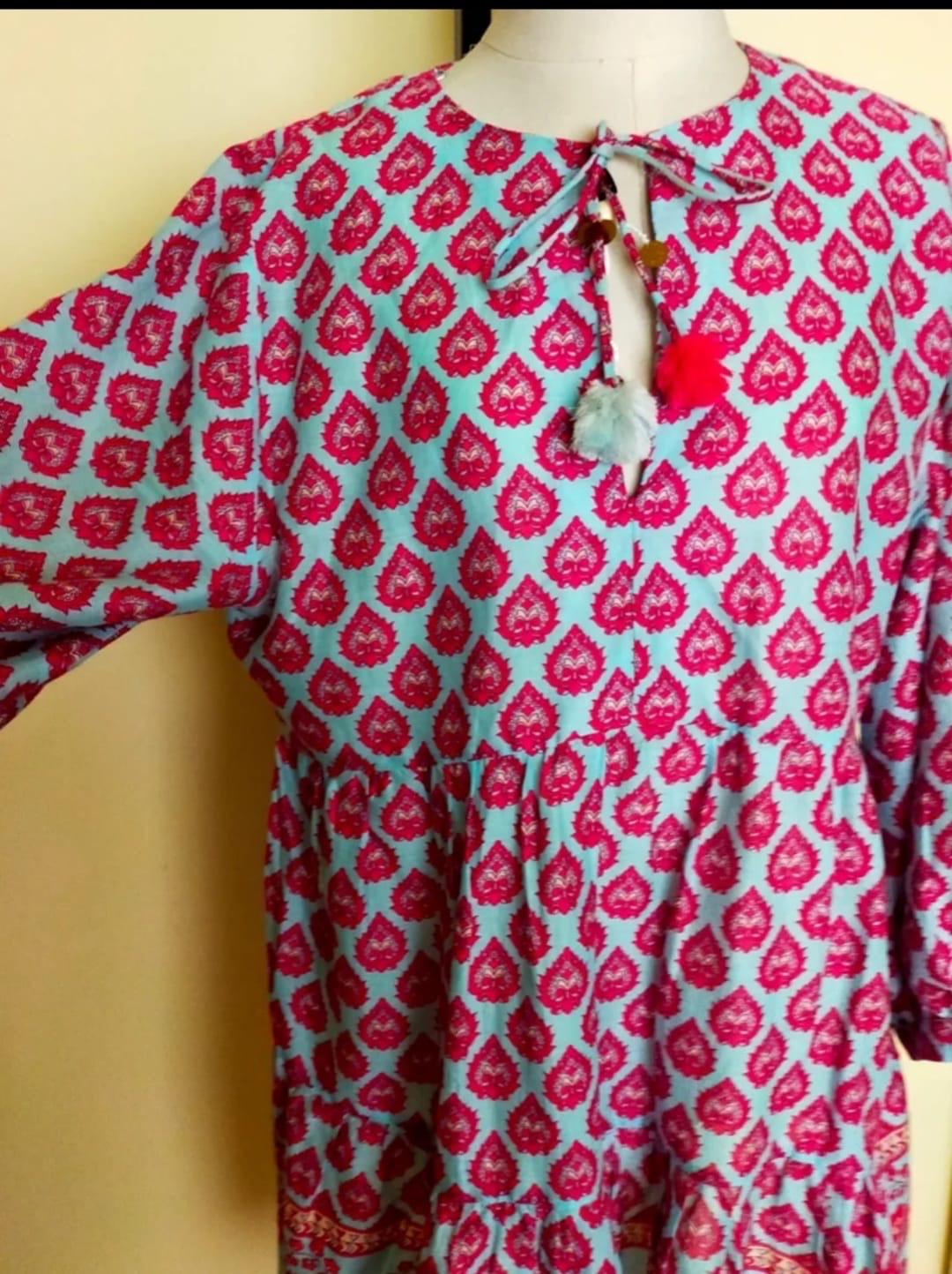 OVERSIZED PRINTED DRESS - Image 5