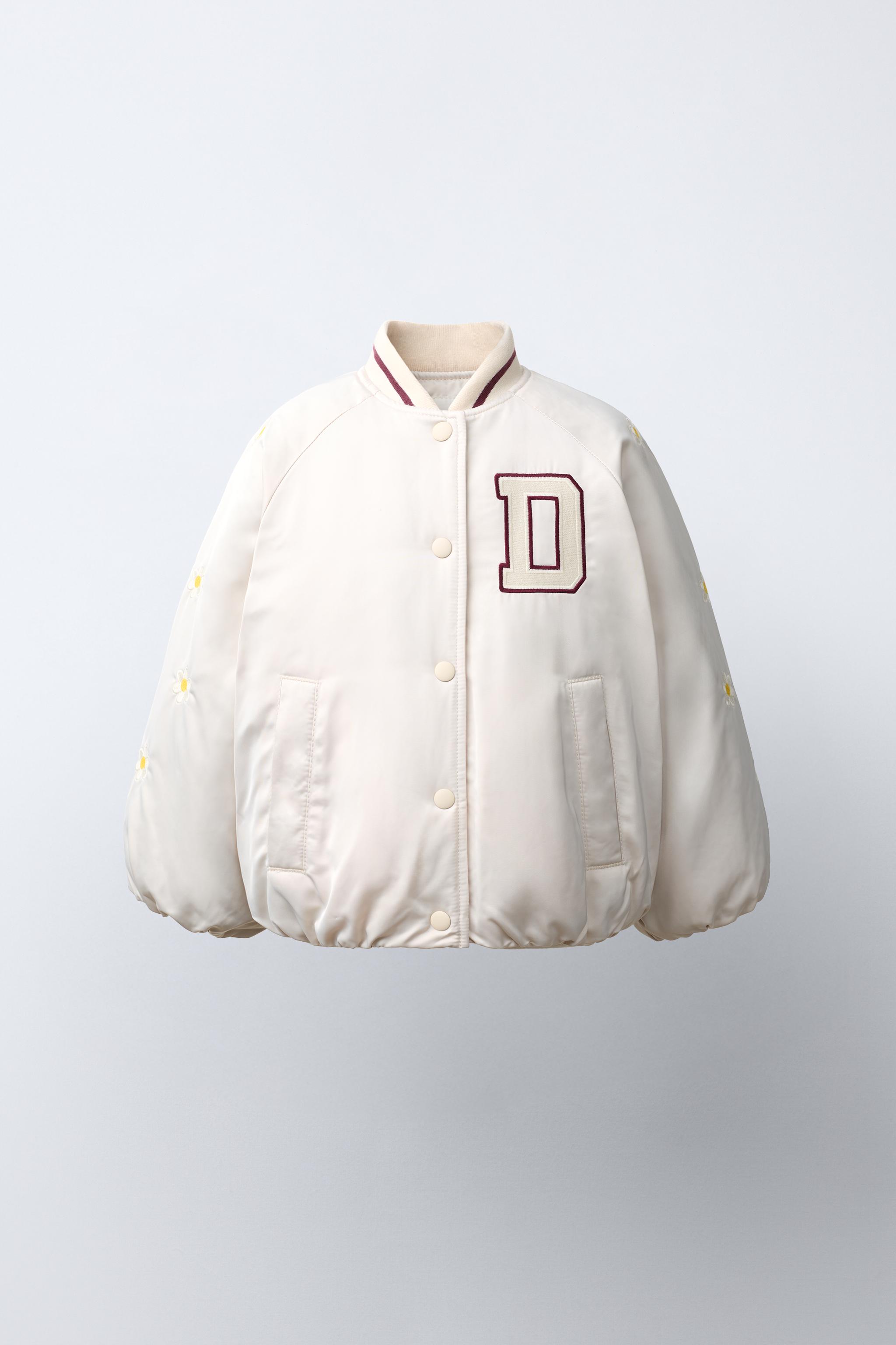 DAISY © DISNEY EMBROIDERED BOMBER JACKET — Ecru