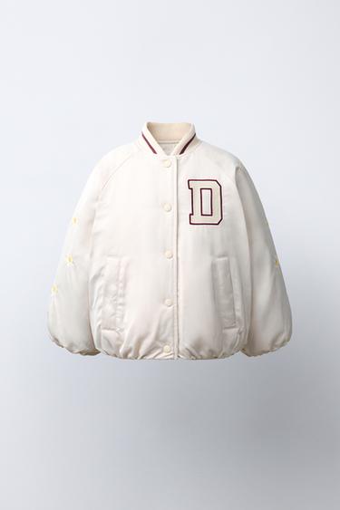 CAZADORA BOMBER BORDADO DAISY © DISNEY - Crudo de Zara
