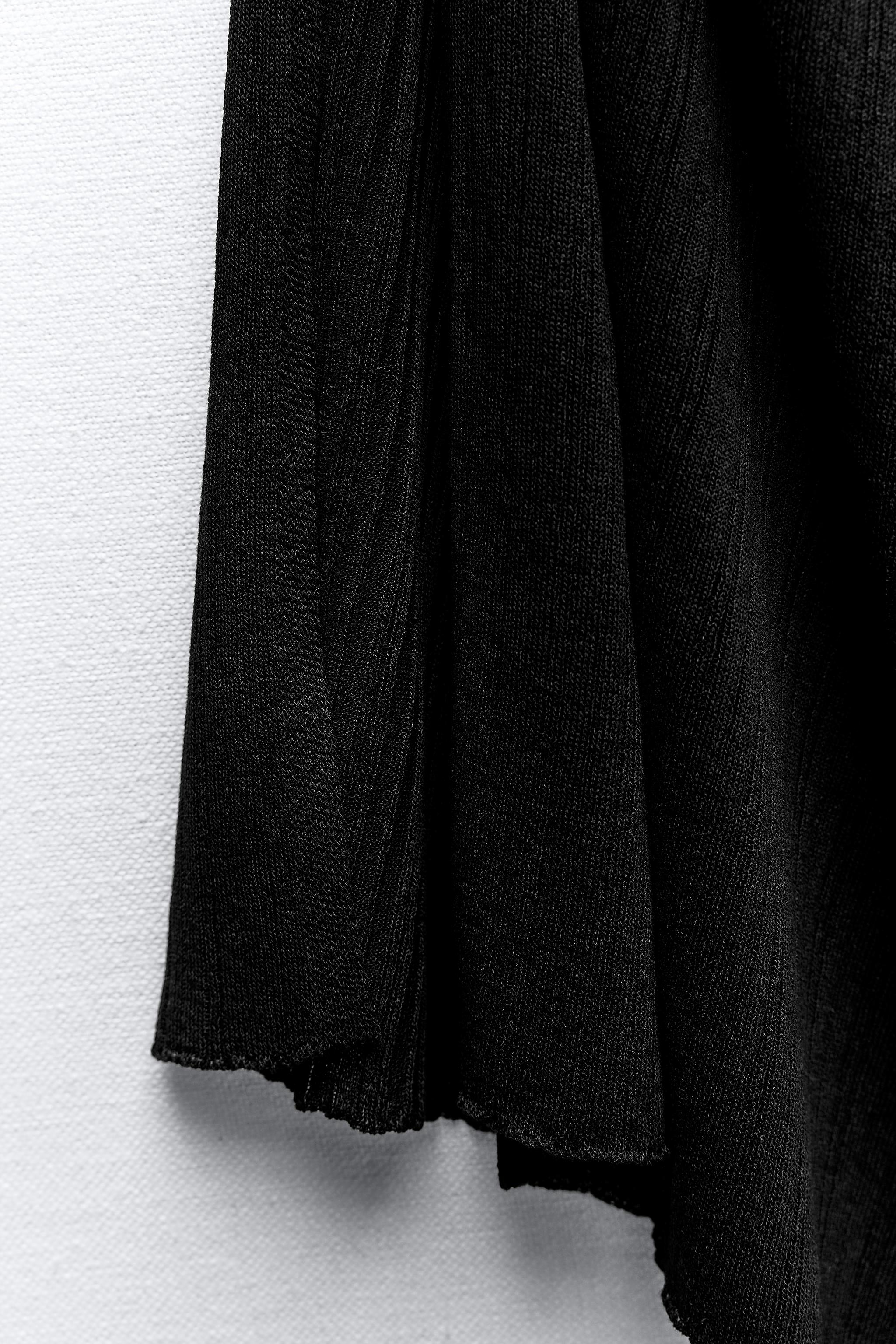 zara black tunic