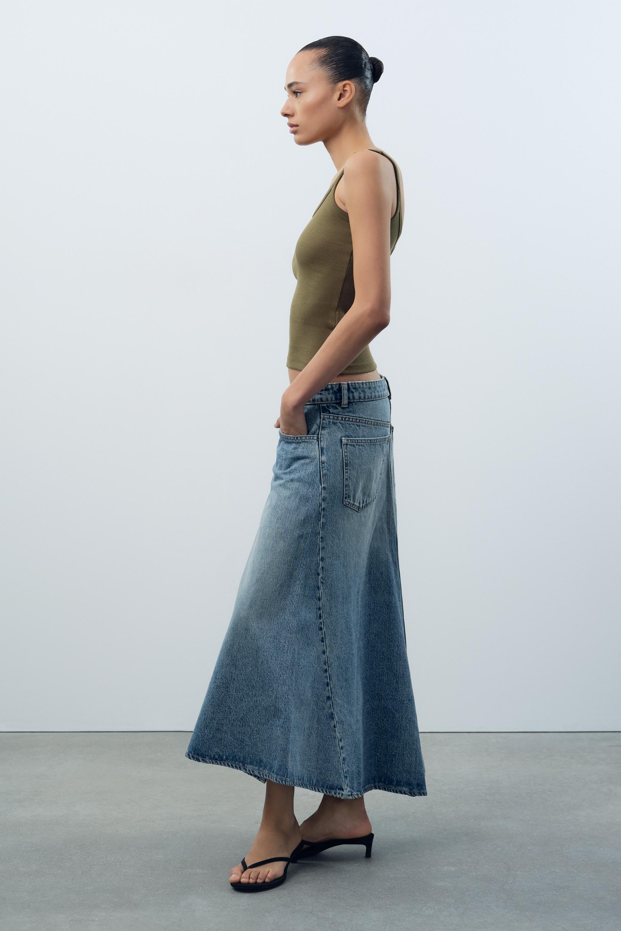 Women s Denim Skirts ZARA Australia