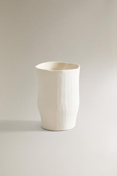 PORTASPAZZOLINO CERAMICA OPACO - Bianco sporco di Zara - Immagine 0