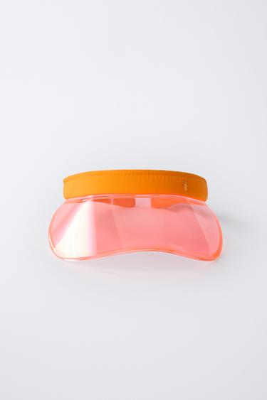VISERA TRANSPARENTE - Naranja flúor de Zara