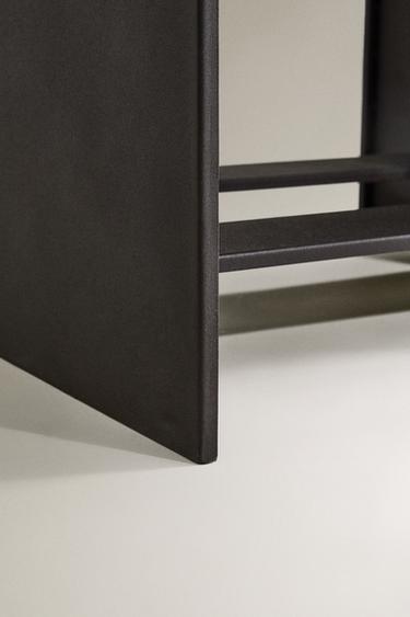 AGED METAL SIDE TABLE - Black by Zara - Image 3