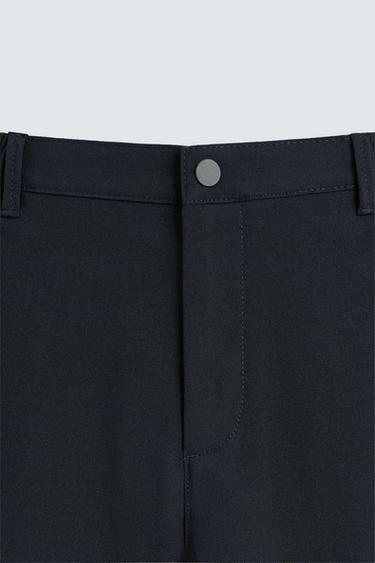 SLIM FIT COMFORT TROUSERS - Navy blue by Zara - Image 7