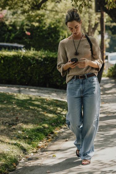 سترة تريكو بقصة كاب - رباط by Zara