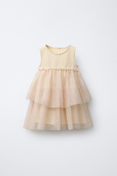 ROBE BIMATIÈRE TULLE BRILLANT - Cave de Zara - Image 0